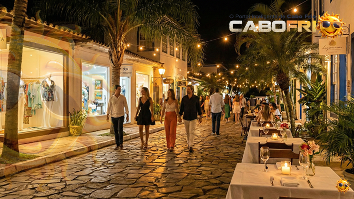 Para combinar Cabo Frio, Arraial do Cabo e Búzios. Bate-volta para Búzios saindo de Cabo Frio: noite na Rua das Pedras.