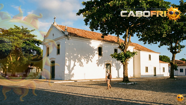Igreja de São Benedito no roteiro cultural de Cabo Frio.