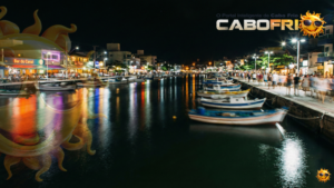 Cabo Frio à noite! Vida noturna no Boulevard Canal em Cabo Frio.