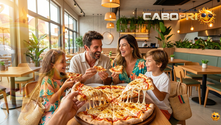 Pizzarias e lanchonetes no centro - a salvação para quem viaja com crianças