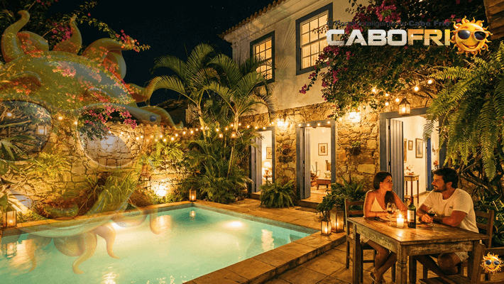 Charme colonial: O Bairro da Passagem oferece as hospedagens mais românticas de Cabo Frio