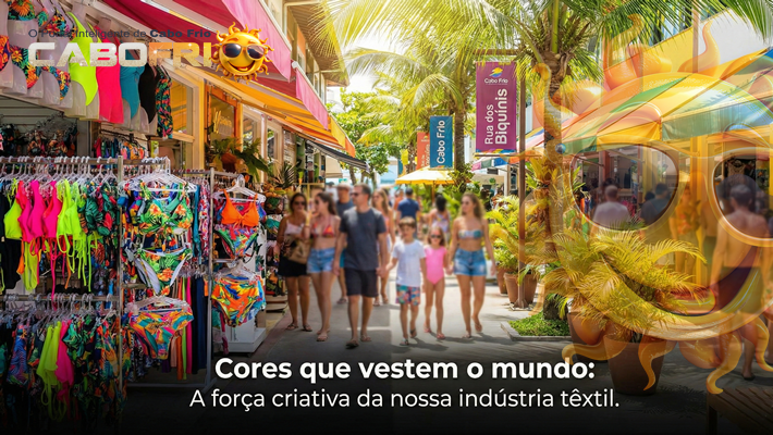 Cores que vestem o mundo - A força criativa da nossa indústria têxtil - Portal Cabo Frio