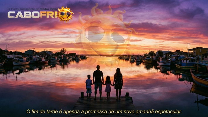 O fim de tarde é apenas a promessa de um novo amanhã espetacular - Portal Cabo Frio