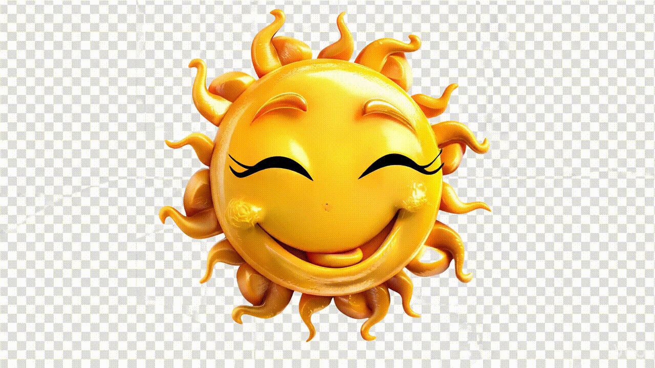 Logo Animado Verão e Praia