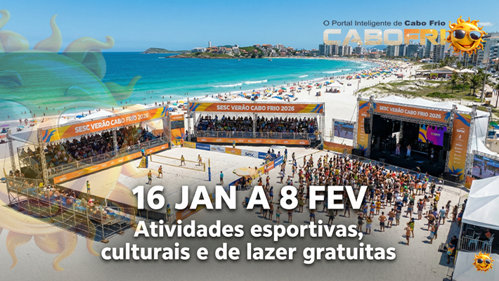 Sesc Verão Cabo Frio 2026